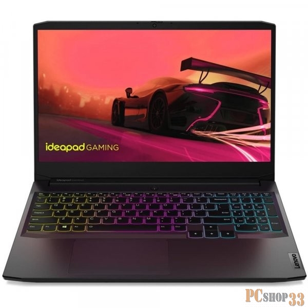 Ноутбук Lenovo IdeaPad Gaming 3 15ACH6 15,6 FHD (1920x1080)IPS AG, Ryzen 5 5600H, 16GB DDR4 3200, 512GB SSD M.2, RTX 3050 4GB, WiFi, BT, TPM2, HD Cam, 45Wh, 170W Slim Tip, NoOS, 1Y, Shadow Black, 2.25kg