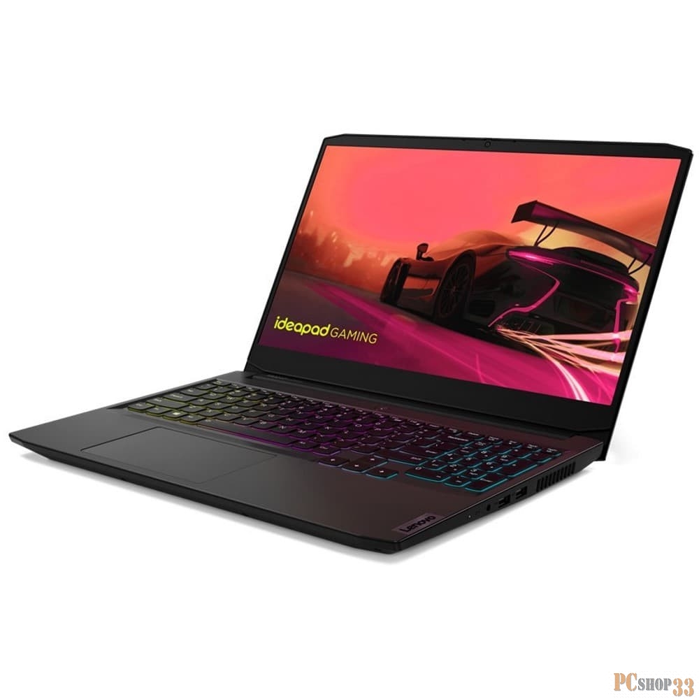 Ноутбук Lenovo IdeaPad Gaming 3 15ACH6 15,6 FHD (1920x1080)IPS AG, Ryzen 5 5600H, 16GB DDR4 3200, 512GB SSD M.2, RTX 3050 4GB, WiFi, BT, TPM2, HD Cam, 45Wh, 170W Slim Tip, NoOS, 1Y, Shadow Black, 2.25kg