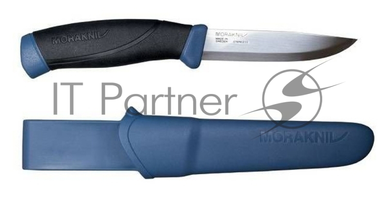 Нож Morakniv Companion (13164) стальной лезв.104мм черный/синий
