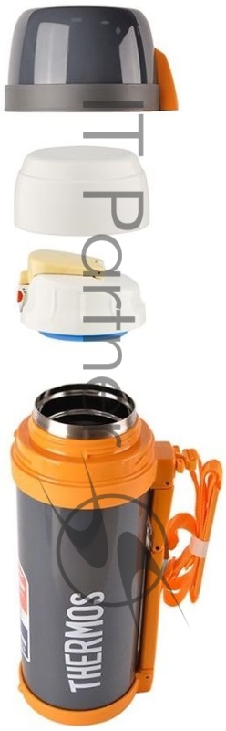 Термос универсальный (для еды и напитков) Thermos FDH-2005 Grey (2 литра), серый