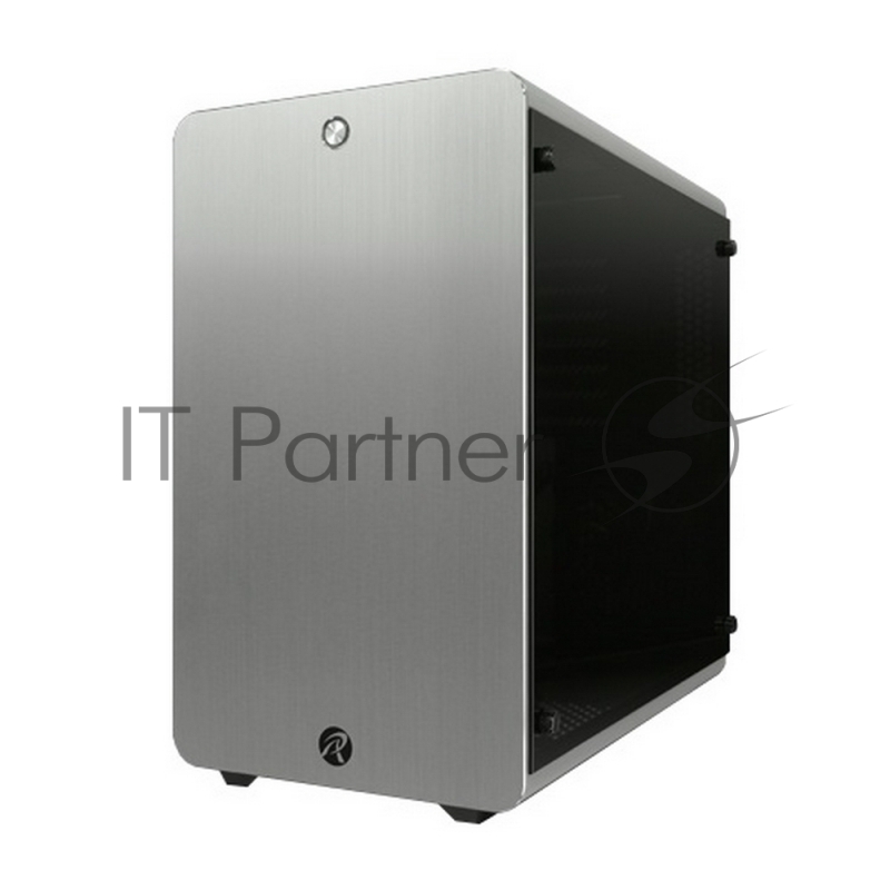 Корпус Raijintek THETIS SILVER WINDOW 0R200054, Aluminum, ATX/MICRO ATX/MINI ITX, USB3.0x2, HD Audiox1
