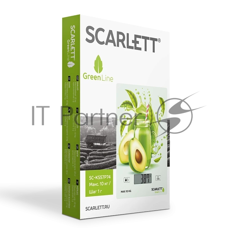 Весы кухонные Scarlett SC-KS57P74 Green Line