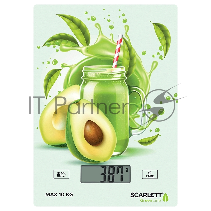 Весы кухонные Scarlett SC-KS57P74 Green Line
