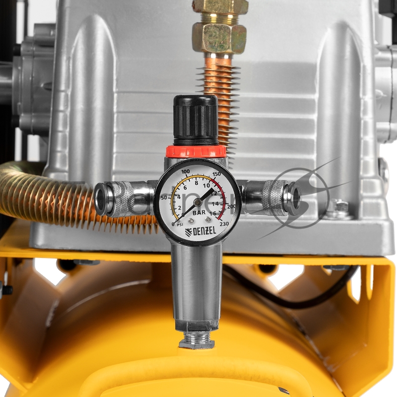 Компрессор воздушный рем. привод BCI4000-T/100, 4,0 кВт, 100 литров, 690 л/мин// Denzel