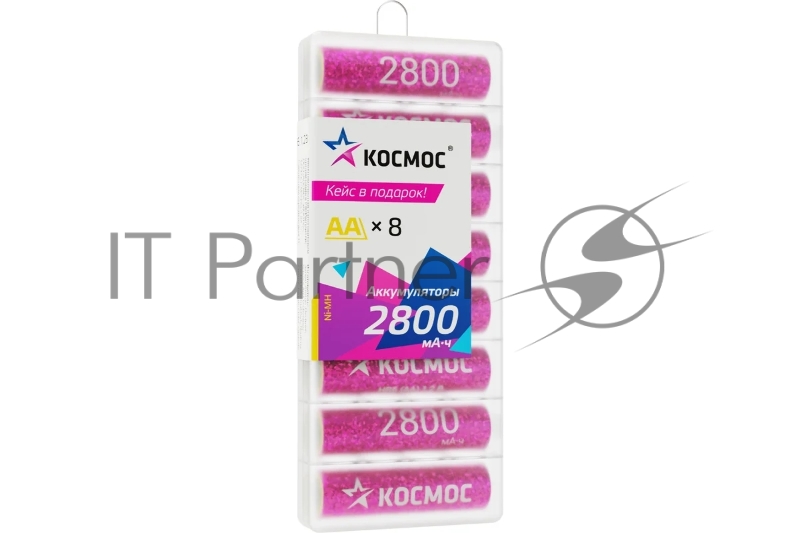 Аккумулятор R6 NI-MH 2800мА.ч 8b (уп.8шт) КОСМОС KOCR6NIMH2800mAh8B