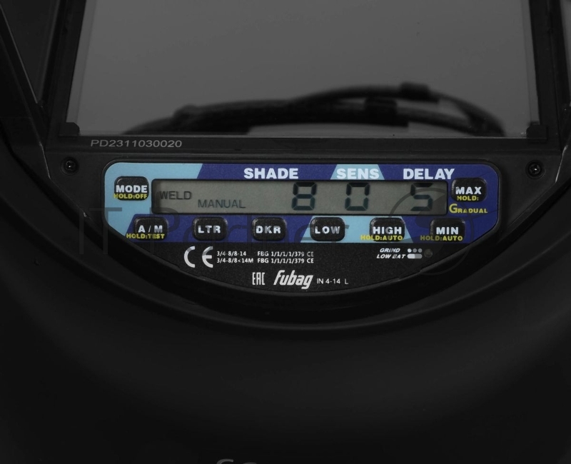 Маска сварщика «Хамелеон» с регулирующимся фильтром BLITZ 4-14 Panoramic Digital