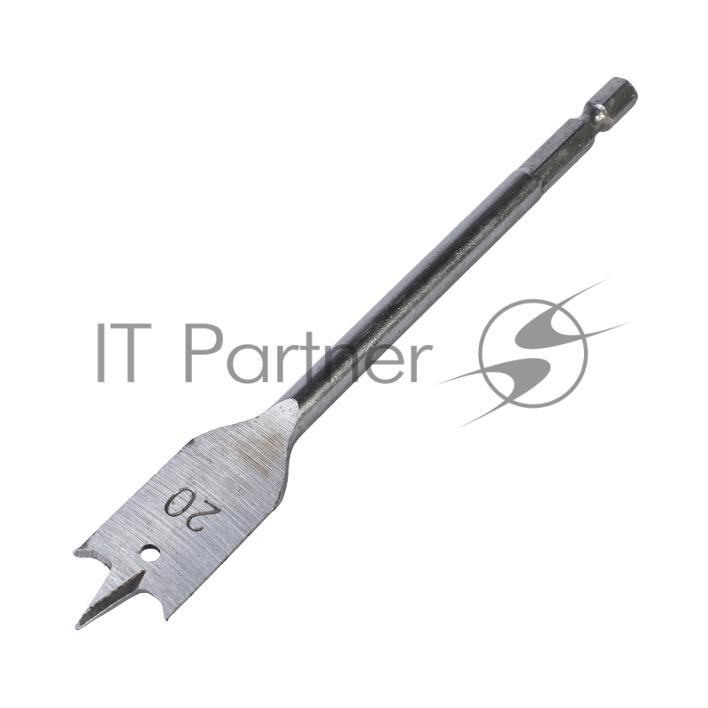 Сверло PATRIOT по дереву перовое 20мм х 150 мм, 1 шт в блистере