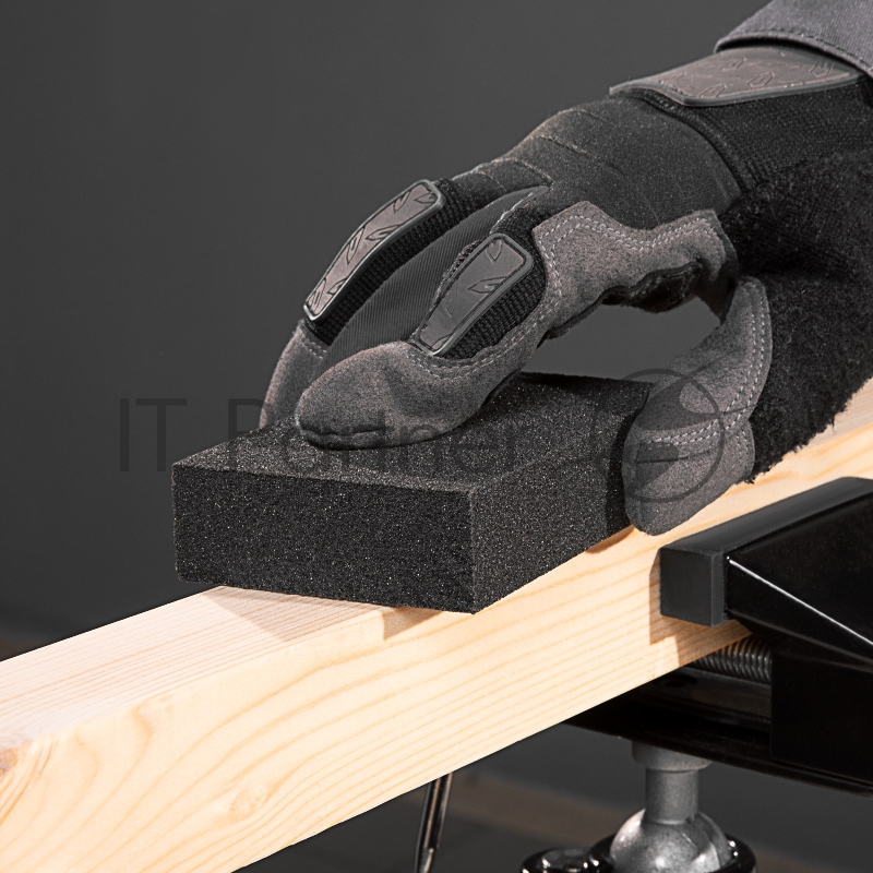 Губка для шлифования, 100 х 70 х 25 мм, мягкая, P 40// Matrix