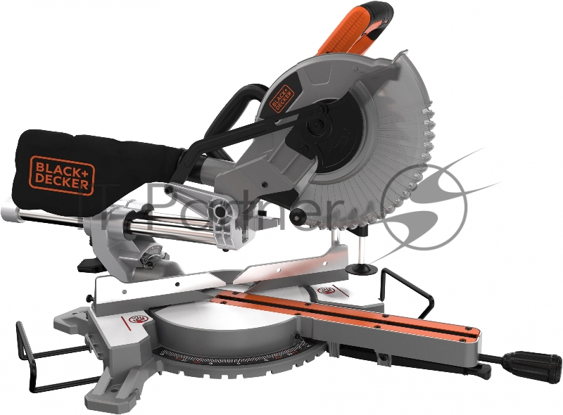 Торцовочная пила Black+Decker BDKITBES7002D 1600Вт 4800об/мин d=216мм