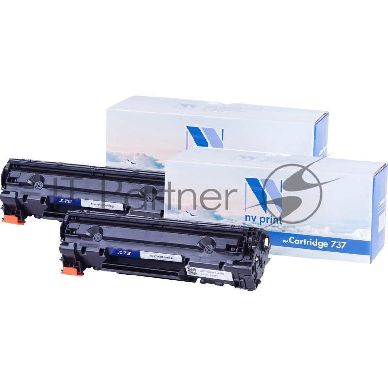 Картридж NVP совместимый NV-737-SET2 для Canon i-Sensys 210 211/ 212/ 212w/ 216/ 216n/ 217/ 217w/ 220/ 226/ 226dn/ 229/ 229dw/ 231/ 232w/ 237w/ 244dw/ 247dw/ 249dw (2400k) (2 шт)