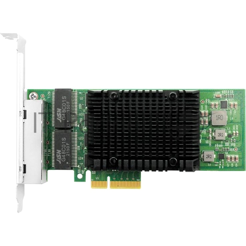 Сетевая карта PCIe x4 1G Quad Port Copper Network Card in 2U Length, Intel i211 based