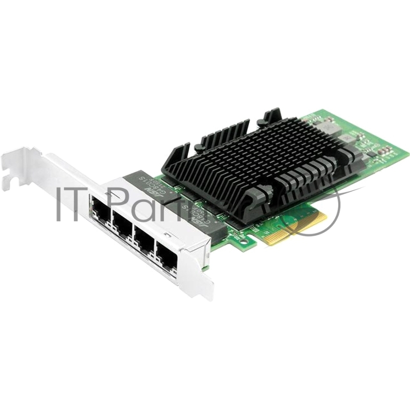 Сетевая карта PCIe x4 1G Quad Port Copper Network Card in 2U Length, Intel i211 based