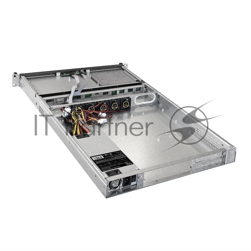 Серверный корпус ExeGate Pro EX288493RUS 1U660-HS04 <RM 19, высота 1U, глубина 660, БП 1U-800ADS, 4xHotSwap, USB>