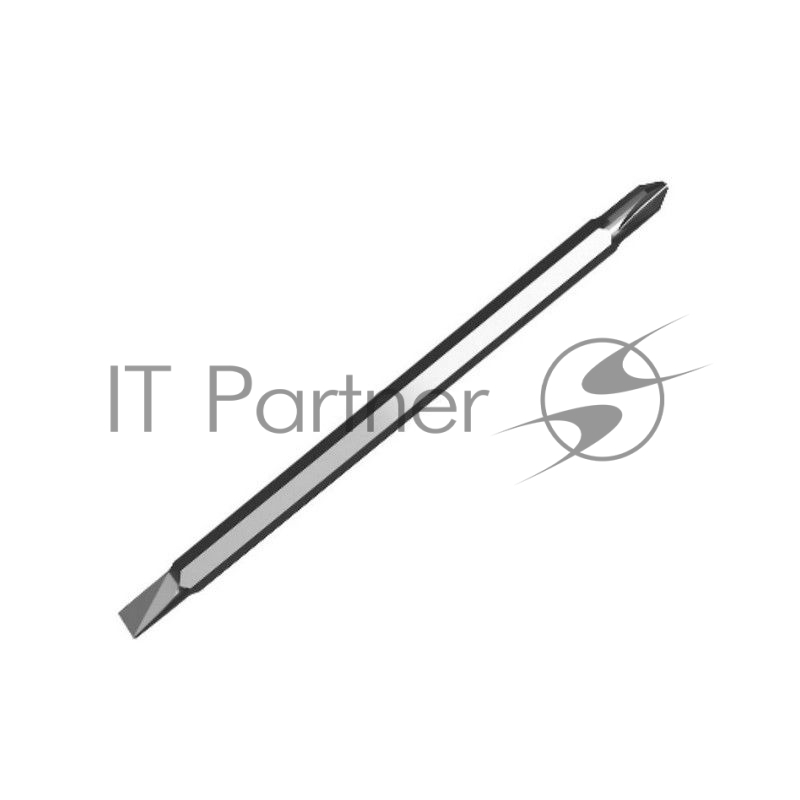 Двухсторонняя отвертка Home Series Deli HT1055 SL5+PH1 Длина жала 100мм Эксклюзивный дизайн. Рукоятка из высококачественного софттач пластика