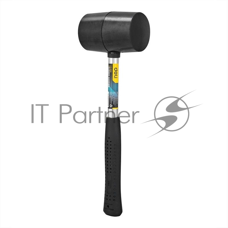 Резиновый молоток со стальной ручкой Deli DL5616 Длина 305 мм