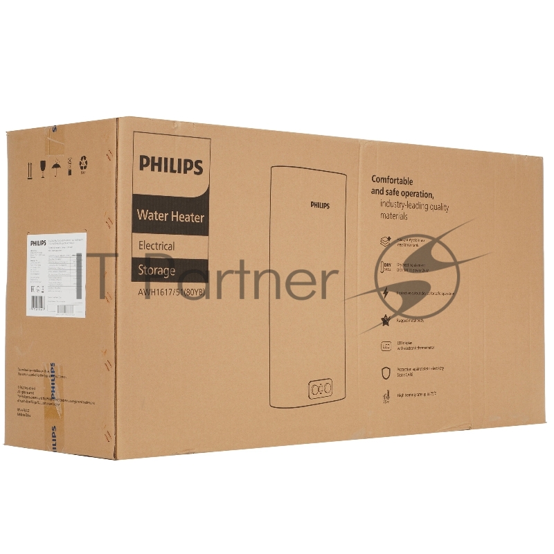 Водонагреватель Philips YB AWH1617/51(80YB), накопительный, 2кВт, 80л