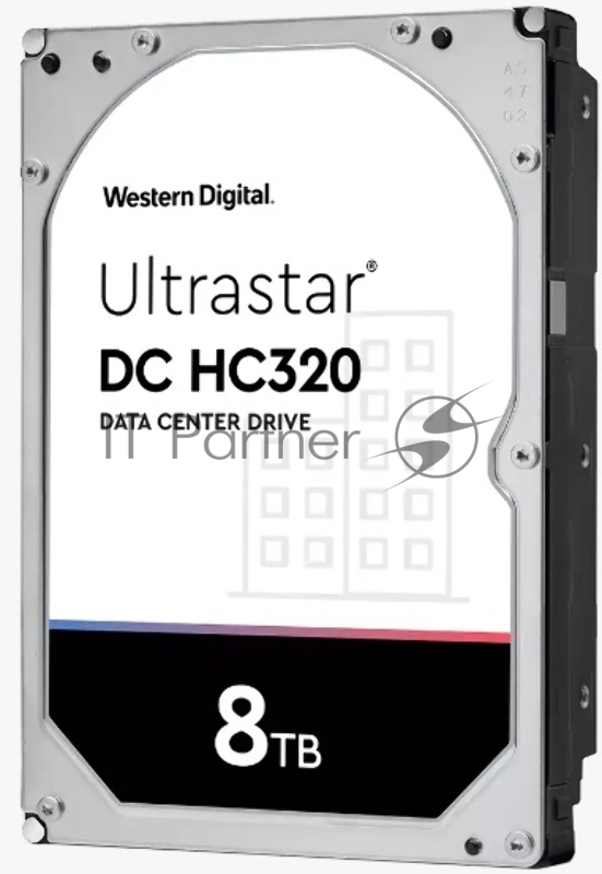 Накопитель Western Digital Ultrastar DC HС320 HDD 3.5 SATA 8Тb, 7200rpm, 256MB buffer, 512e (HUS728T8TALE6L4 ), 1 year
