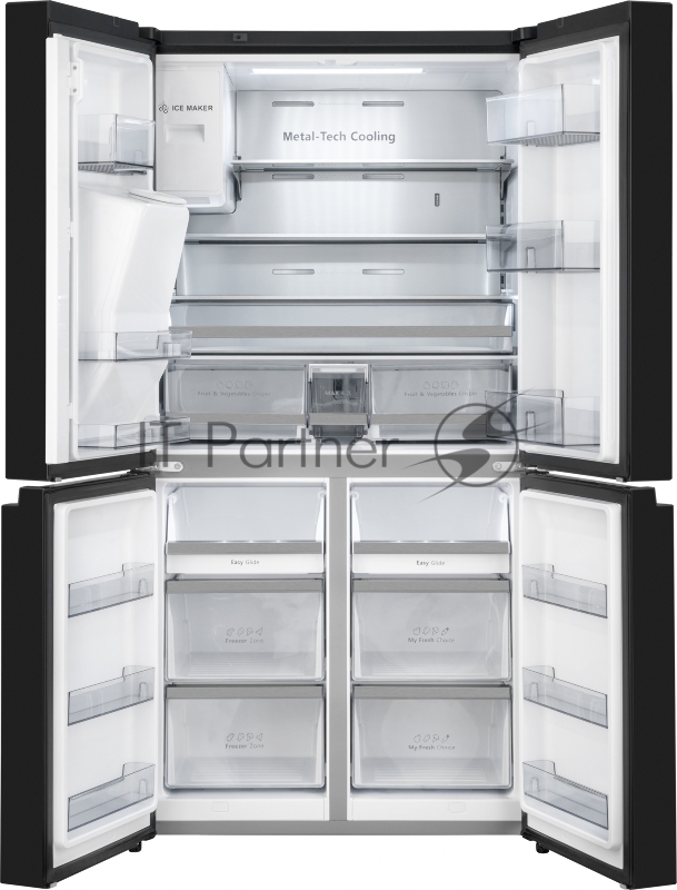 Холодильник Weissgauff WCD 687 NFBX NoFrost Inverter