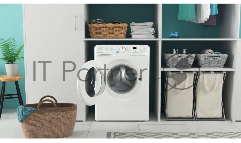 Стиральная машина INDESIT BWSD 61051 1 (ВхШхГ) 85х59,5х42,5см. Загрузка 6 кг. Скорость отжима 1000 об/мин. Класс стирки: A. Класс отжима: C. Класс энергопотребления: А-10%. 16 программ. Тип управления электронно-механический. Цифровой дисплей. Тайме