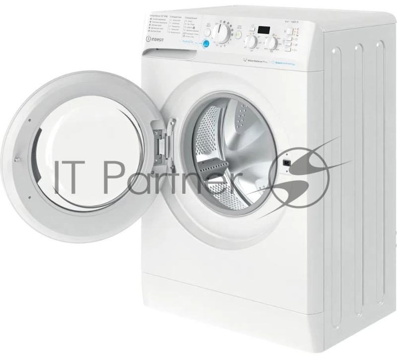Стиральная машина INDESIT BWSD 61051 1 (ВхШхГ) 85х59,5х42,5см. Загрузка 6 кг. Скорость отжима 1000 об/мин. Класс стирки: A. Класс отжима: C. Класс энергопотребления: А-10%. 16 программ. Тип управления электронно-механический. Цифровой дисплей. Тайме
