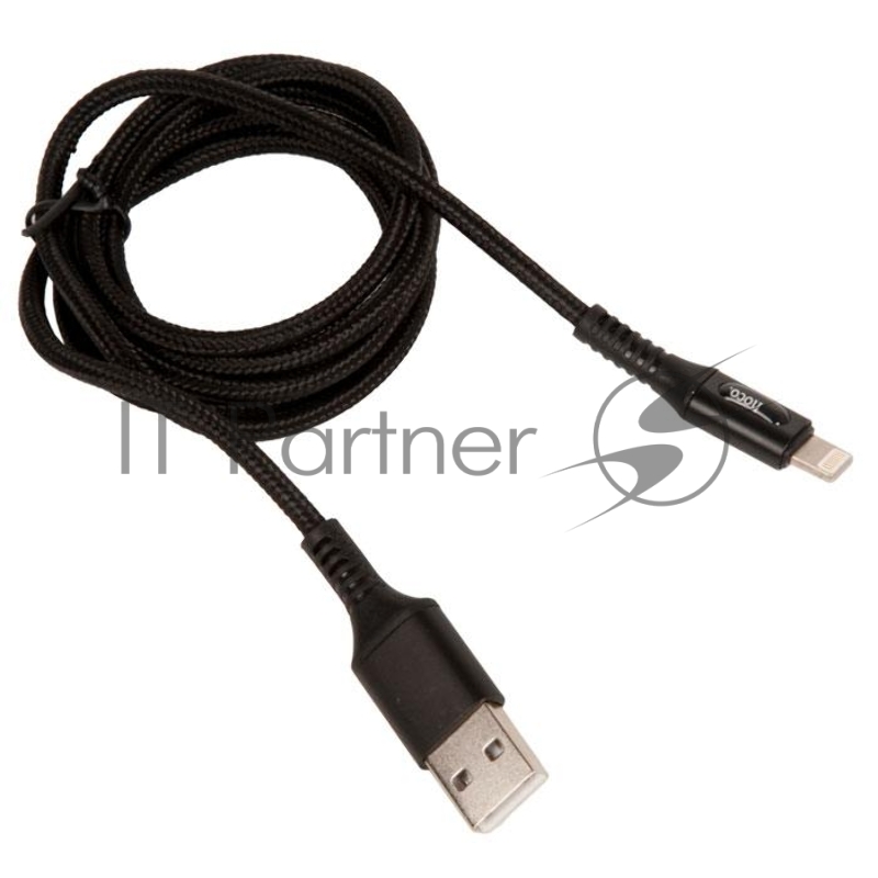 Кабель USB HOCO U79 Admirable для Lightning, 2.4А, длина 1.2м, черный