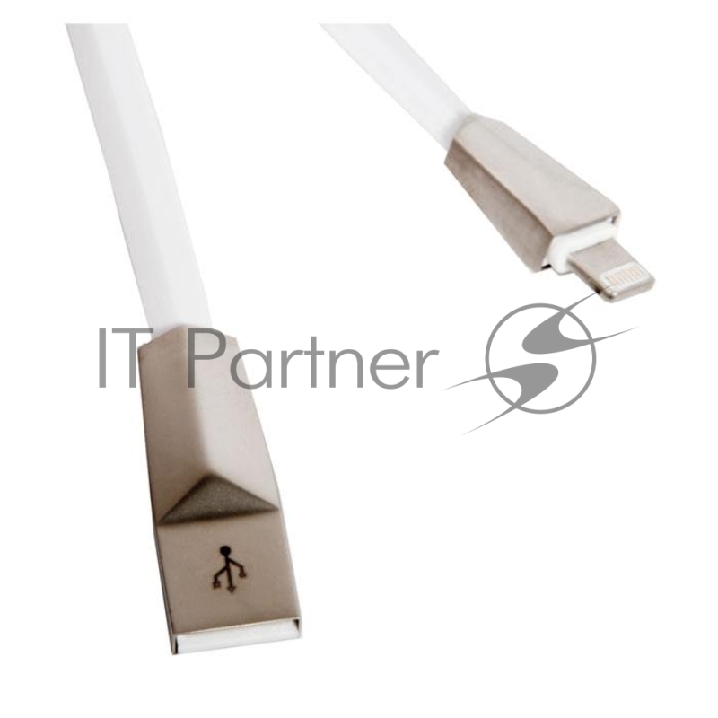 Кабель USB HOCO x4 Zinc для Lightning, 2.4А, длина 1.2м, белый