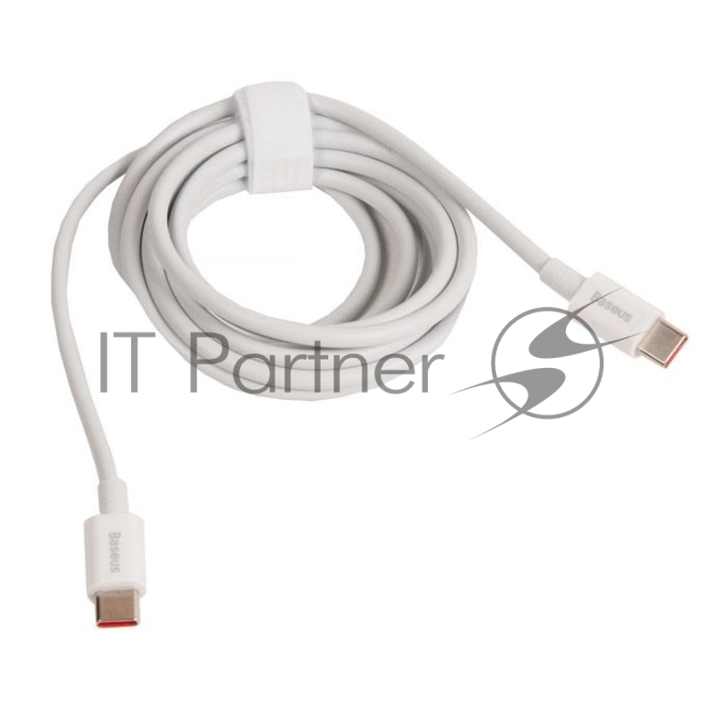 Кабель Type-C BASEUS Superior Series Fast Charging, Type-C, 100W, длина 2.0 м, белый