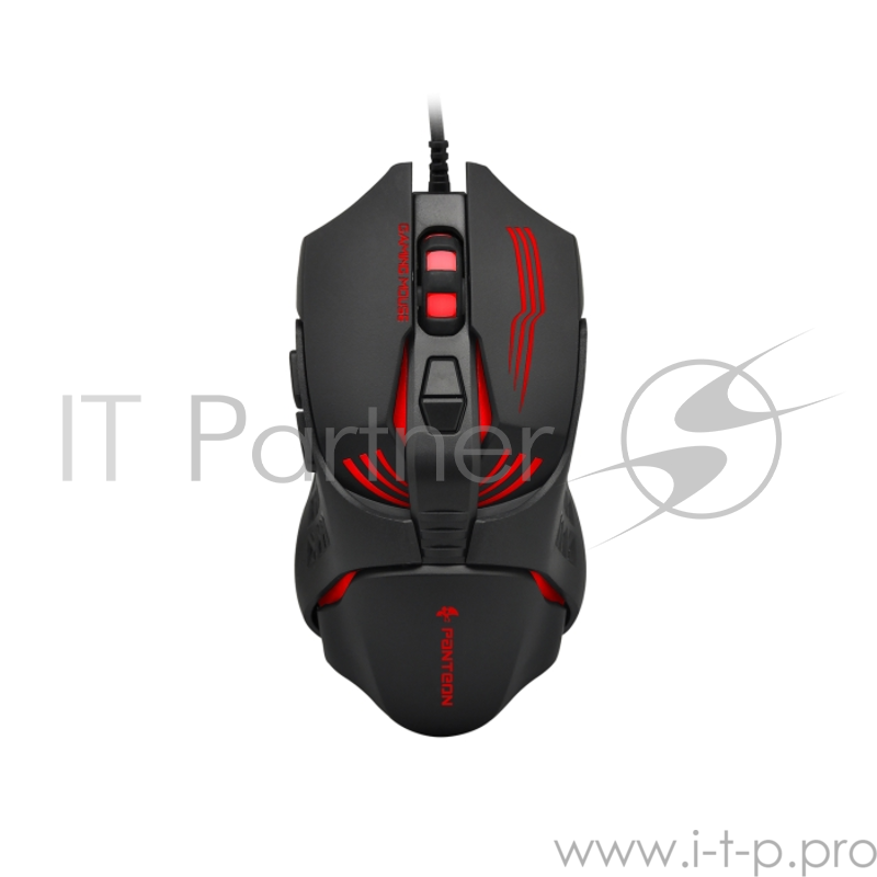 Проводная игровая мышь Jet.A Panteon MS67 (800-2400dpi, 7 кнопок, LED-подсветка, USB)