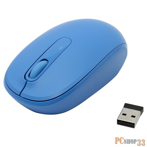 Мышь Microsoft 1850 Cyan Blue (U7Z-00058) USB