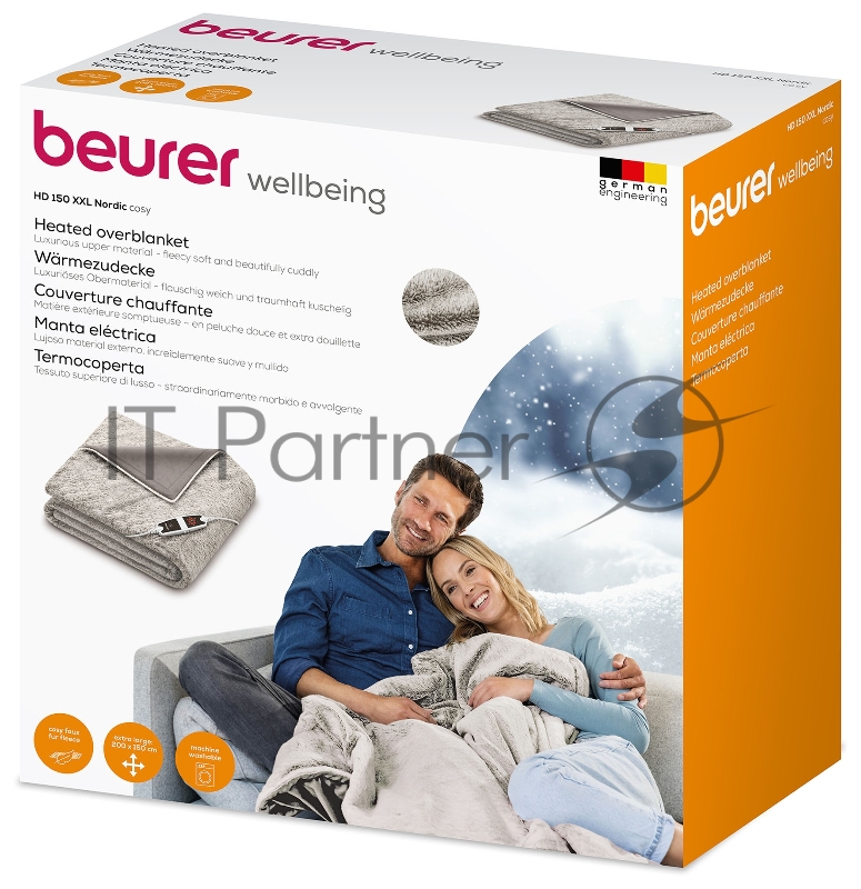 Электрическое одеяло для тела Beurer HD 150 XXL Nordic 150Вт (431.05)