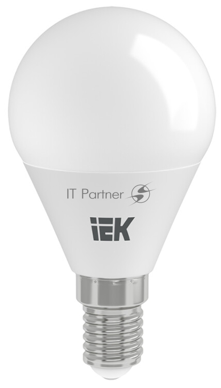 Лампа светодиодная LED 9Вт 230В 4000К E14 шар | LLE-G45-9-230-40-E14 | IEK