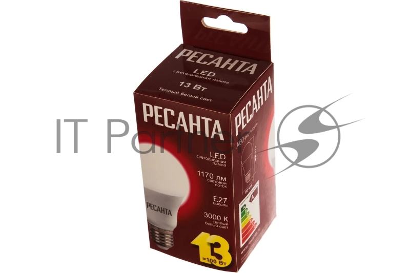 Лампа светодиодная LL-R-A60-13W-230-3K-E27 (груша