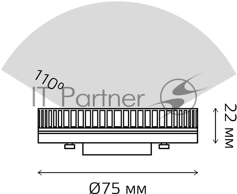 Лампа Elementary GX53 15W 1140lm 6500K LED