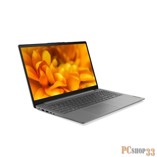 Ноутбук Lenovo IdeaPad 3 15ITL6 15,6 FHD (1920x1080)IPS AG, i3-1115G4, 2x4GB DDR4 3200, 512GB SSD M.2, Intel UHD, WiFi, BT, TPM2, HD Cam, 38Wh, 65W Round Tip, NoOS, 1Y, Arctic Grey, 1.65kg