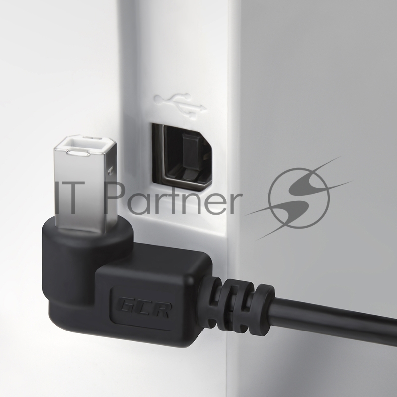Кабель Greenconnect 1.0m USB 2.0, AM/BM угловой, черный, 28/28 AWG, экран, армированный, морозостойкий, GCR-UPC3M2-BB2S-1.0m Greenconnect Кабель 1.0m USB 2.0, AM/BM угловой, черный, 28/28 AWG, экран, армированный, морозостойкий, GCR-UPC3M2-BB2S-1.0m