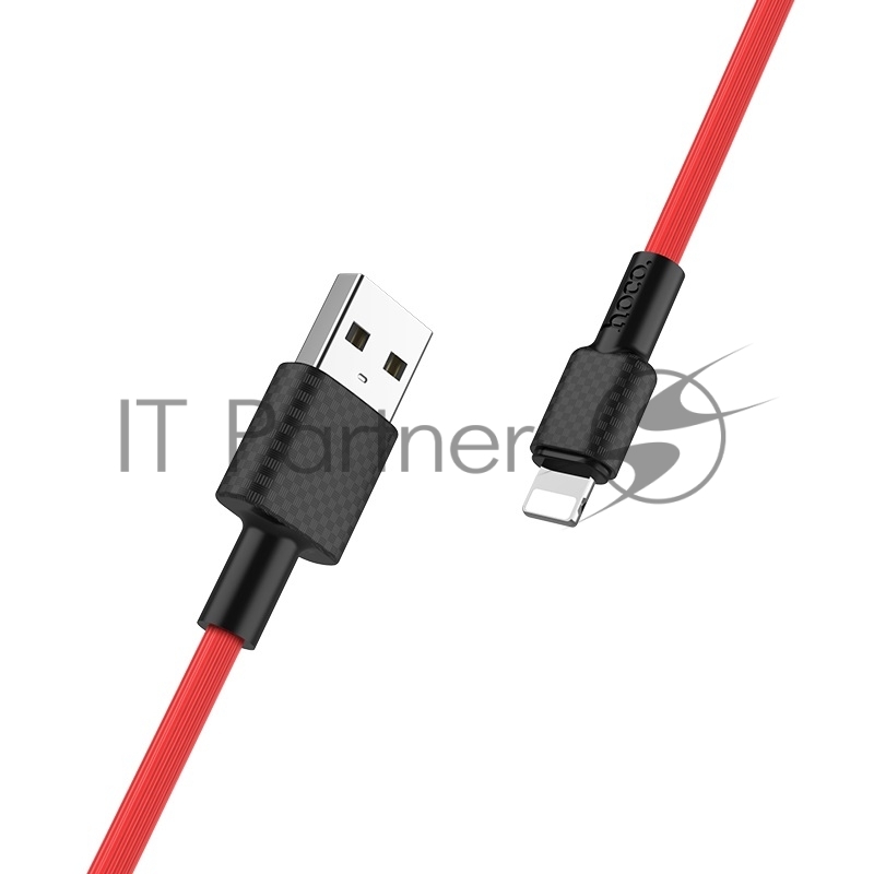 Кабель USB HOCO X29 Superior, USB - Lightning, 2.0А, 1м, красный