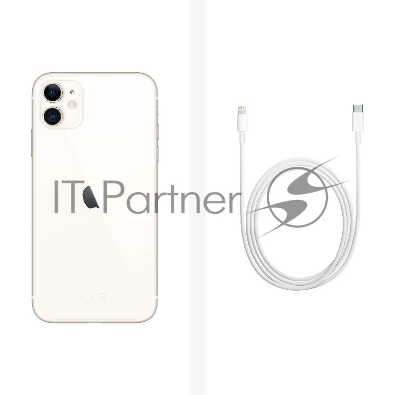 Смартфон Apple A2221 iPhone 11 128Gb 4Gb белый моноблок 3G 4G 2Sim 6.1 828x1792 iPhone iOS 15 12Mpix 802.11 a/b/g/n/ac/ax NFC GPS GSM900/1800 GSM1900 TouchSc Ptotect