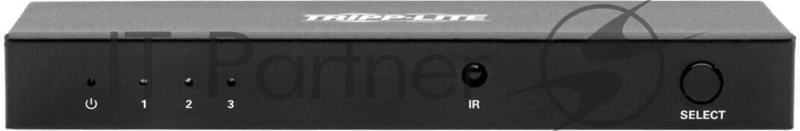 Сплиттер аудио-видео Tripplite B119-003-UHD 3xHDMI (f)/HDMI (f) 1м. феррит.кольца Позолоченные контакты черный