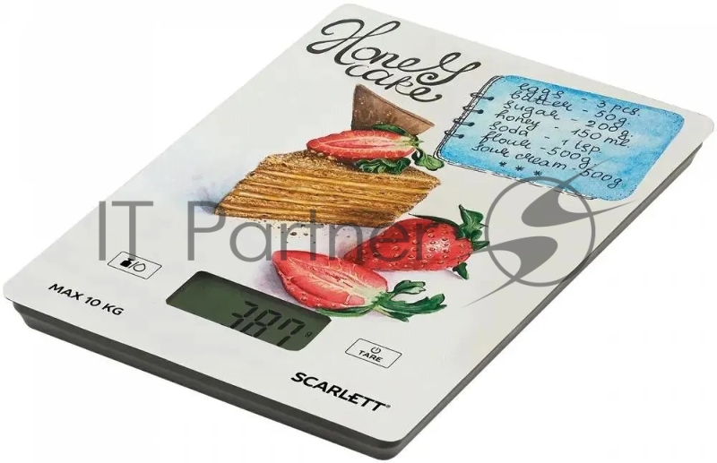 Весы кухонные Scarlett SC-KS57P76 (Медовик)