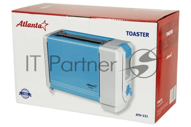 Тостер ATLANTA ATH-231 (blue)