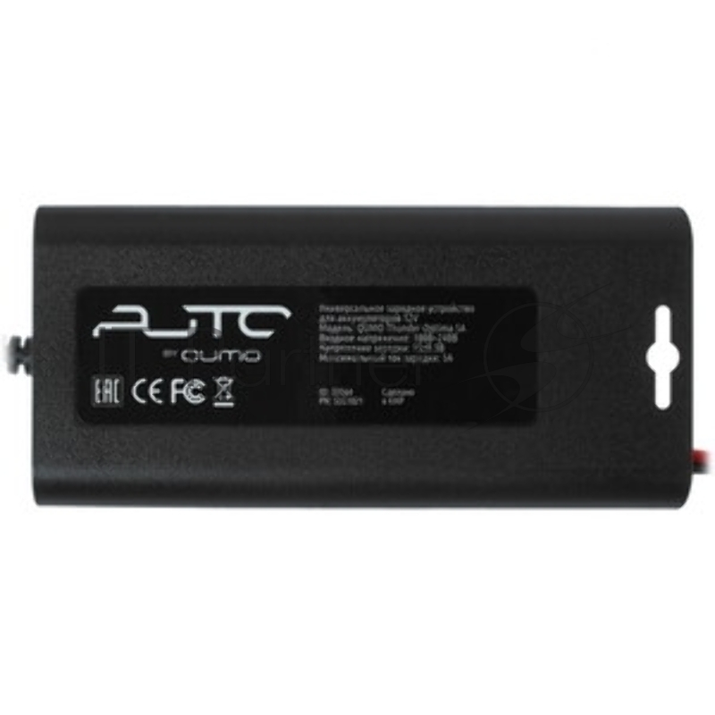 Универсальное зарядное устройство QUMO для аккумуляторов с напряжением 12V, модель Thunder Optima 12V6A (выходная мощность 6А, для АКБ с емкостью 4-100Ah), встроенный дисплей, интел.управление