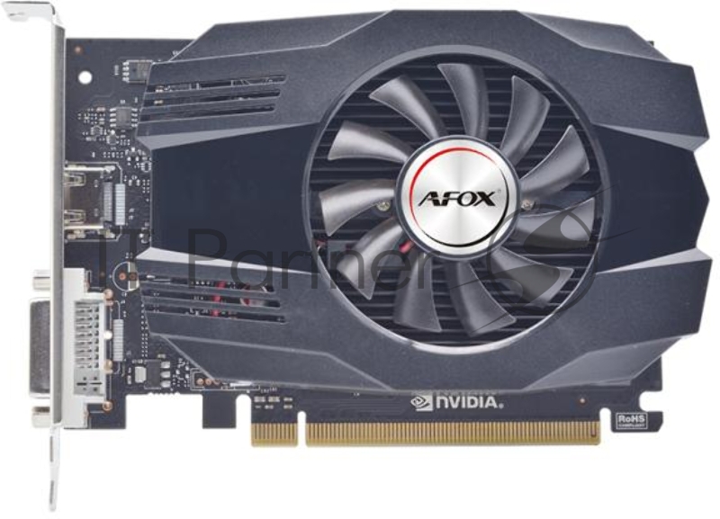 Видеокарта AFOX GT1030 4GB DDR4 64BIT, DVI HDMI ATX SINGLE FAN (AF1030-4096D4H5)