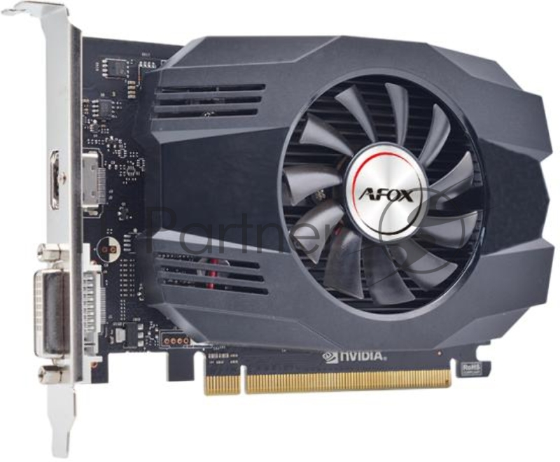 Видеокарта AFOX GT1030 4GB DDR4 64BIT, DVI HDMI ATX SINGLE FAN (AF1030-4096D4H5)