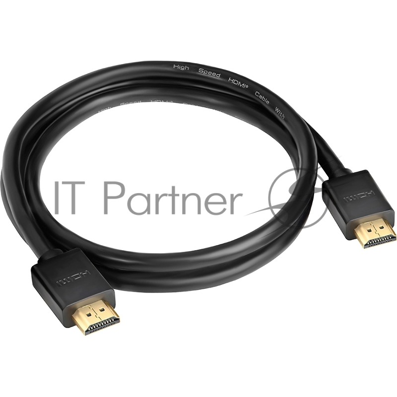Кабель GCR 5.0m HDMI версия 1.4, черный, OD7.3mm, 30/30 AWG, позолоченные контакты, Ethernet 10.2 Гбит/с, 3D, 4K, GCR-HM410-5.0m, экран