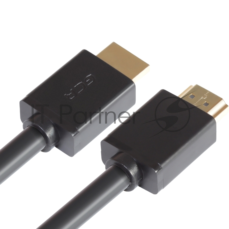 Кабель GCR 5.0m HDMI версия 1.4, черный, OD7.3mm, 30/30 AWG, позолоченные контакты, Ethernet 10.2 Гбит/с, 3D, 4K, GCR-HM410-5.0m, экран
