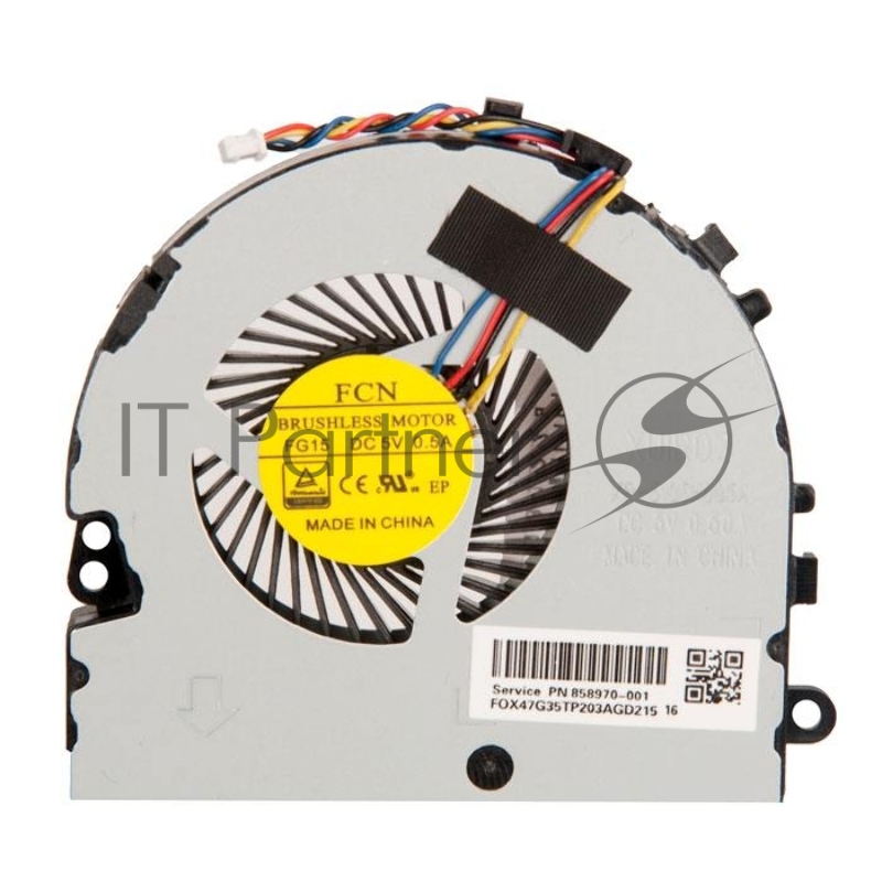 Вентилятор (кулер) для ноутбука HP Pavilion 15-DA, 15-DB, 15-DR, 15Q-DX, 15T-DS, C129, C130 Ver-1