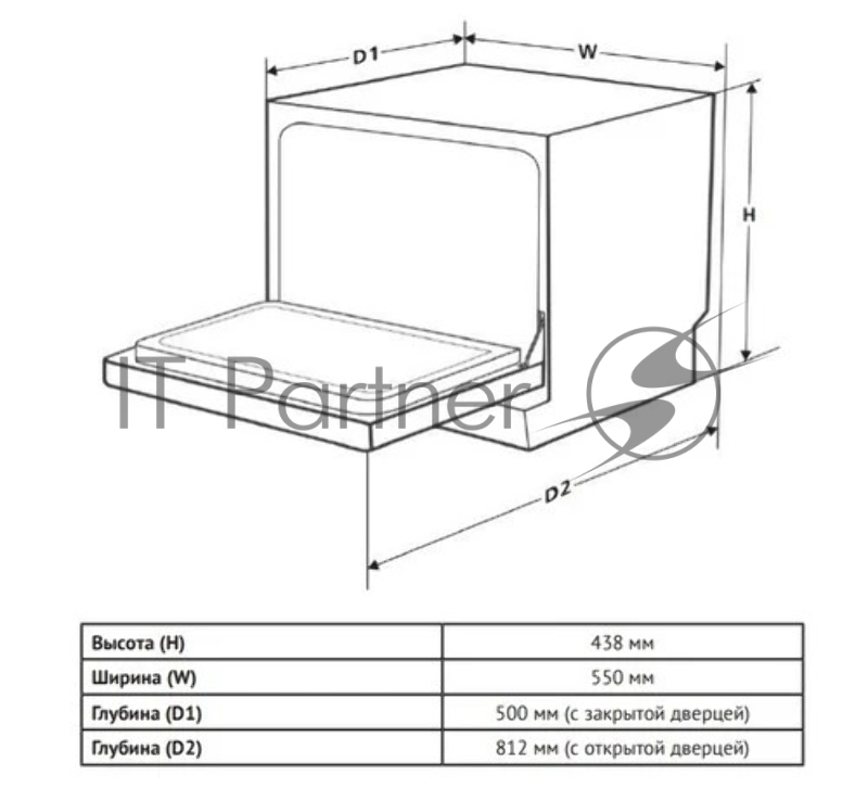 Посудомоечная машина KORTING KDF 2015 W