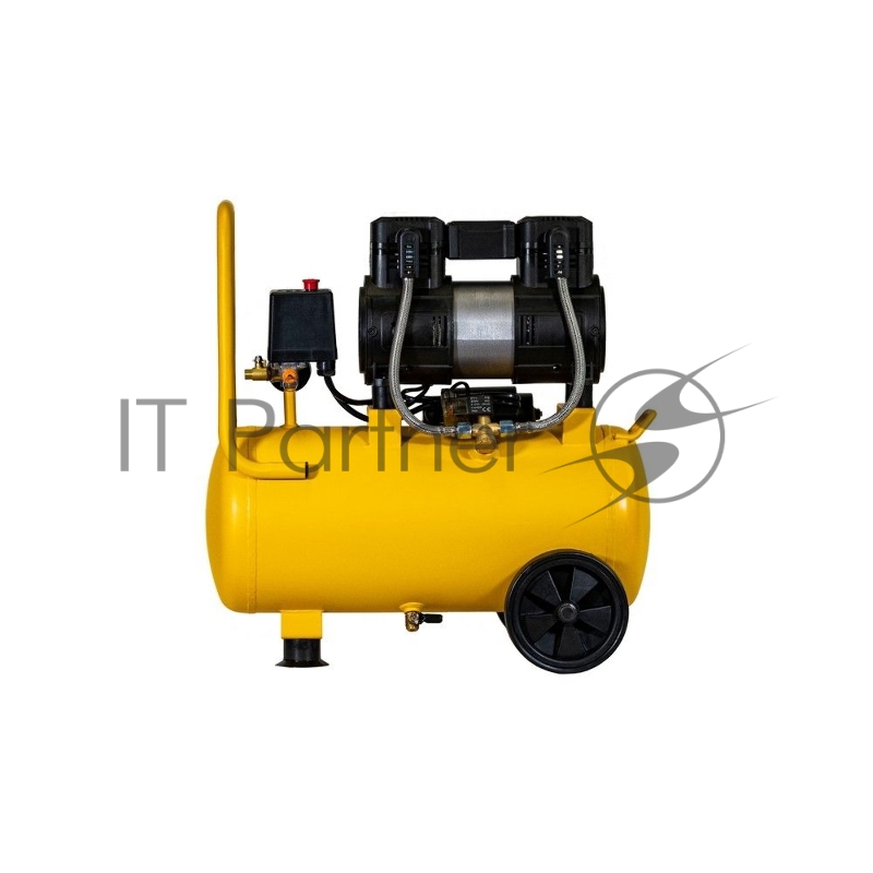 Компрессор воздушный безмаслянный Deli DL-WKY25-E1 (мощность 1,2кВт, 25литров, 80л/мин, 7атм, 2800об/мин)