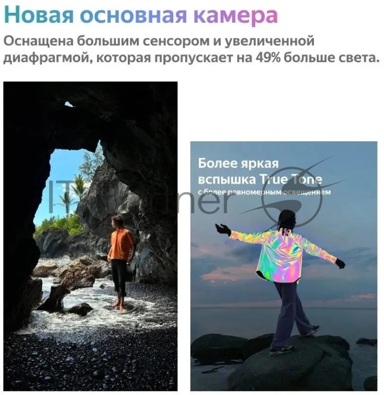 Смартфон Apple iPhone 14 A2882 128Gb 6Gb темн.ночь 3G 4G 6.1 OLED 1170x2532 iOS 16 12Mpix 802.11 a/