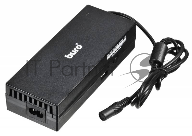 Универсальный адаптер Buro BUM-1129М120, 12V-20V, 110-240В ~3A/50-60Гц, USB: 5B/2A